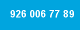 926 006 77 89